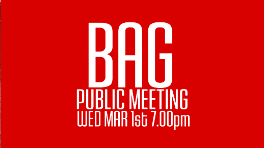 Public Meeting Wed 7.00pm